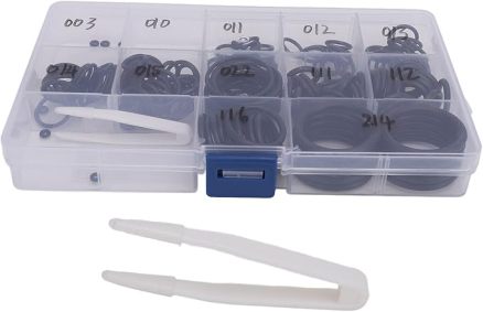 170pcs Scuba O Ring Kit for Diving Equipment, Effective Sealing Scuba Diving O Rings, Scuba Gear, and Scuba Accessories with Storage Box and Tweezer