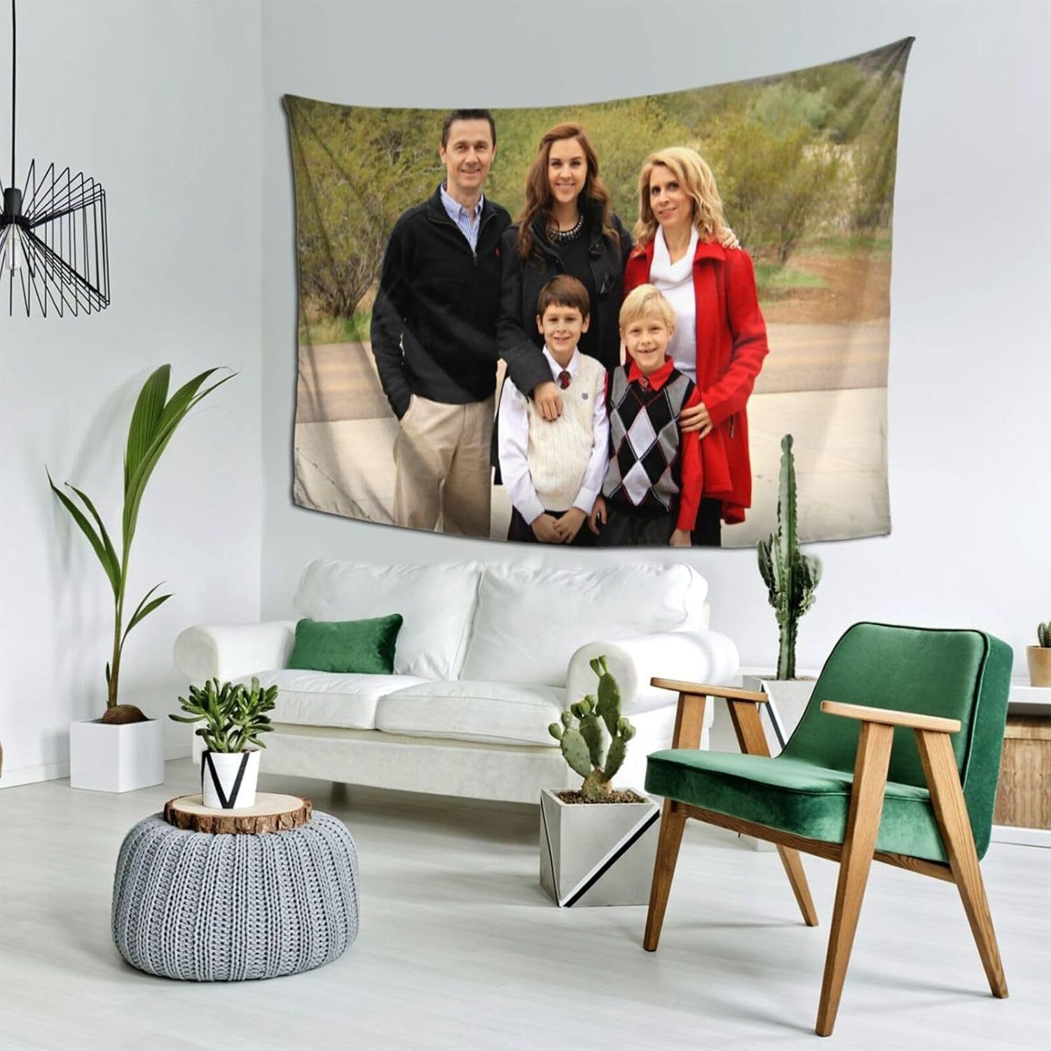ACHBGTMQ Customized Tapestry Backdrop Upload Your Images, Personalized 90