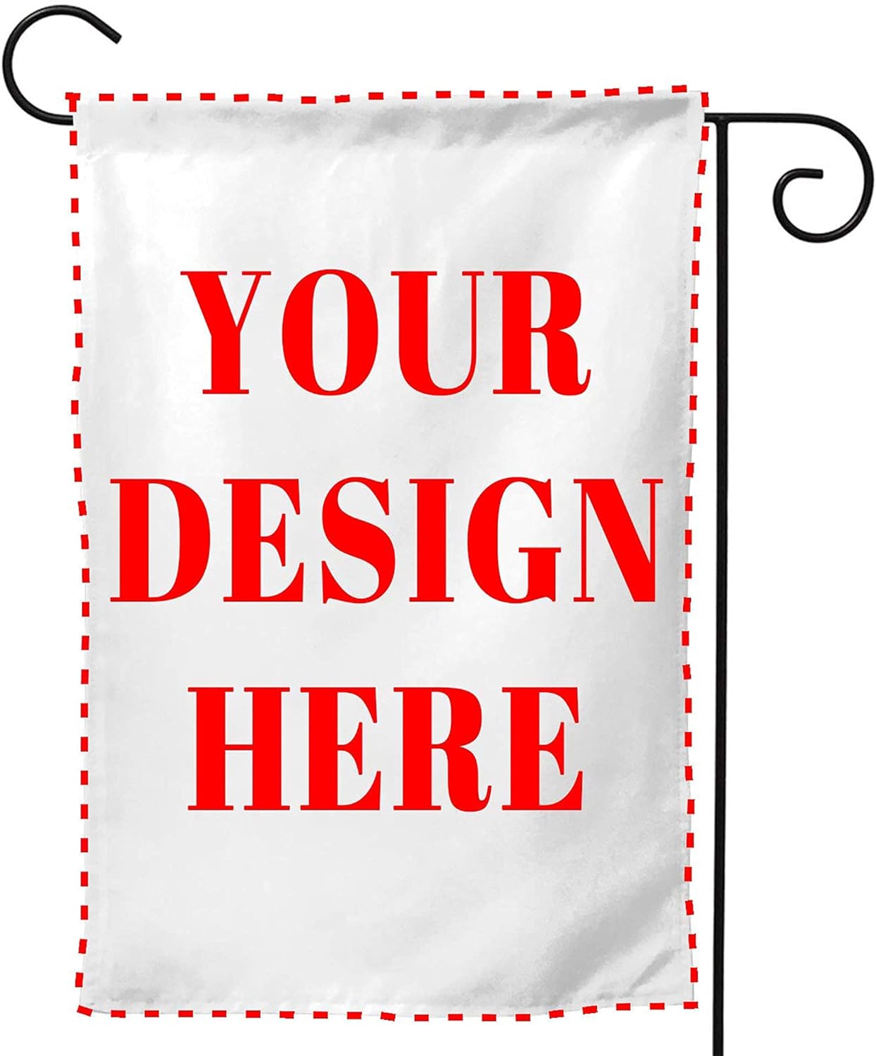 Custom Garden Flag, Personalized Yard Flags Decor, Add Your Own Picture/Text House Lawn Banner Double Sided Home Wall Decoration 12.5