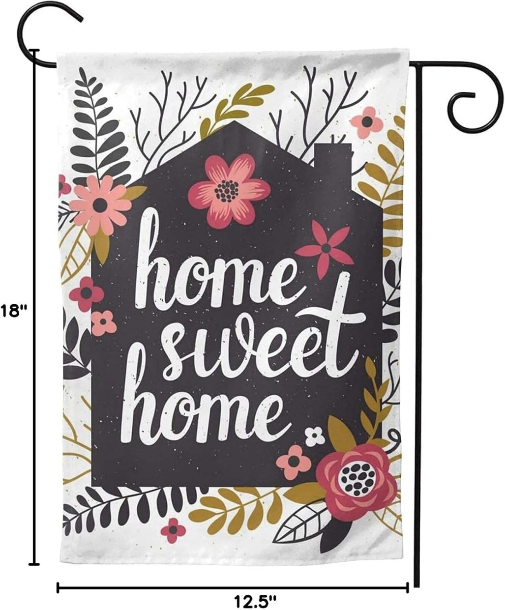 Custom Garden Flag, Personalized Yard Flags Decor, Add Your Own Picture/Text House Lawn Banner Double Sided Home Wall Decoration 12.5
