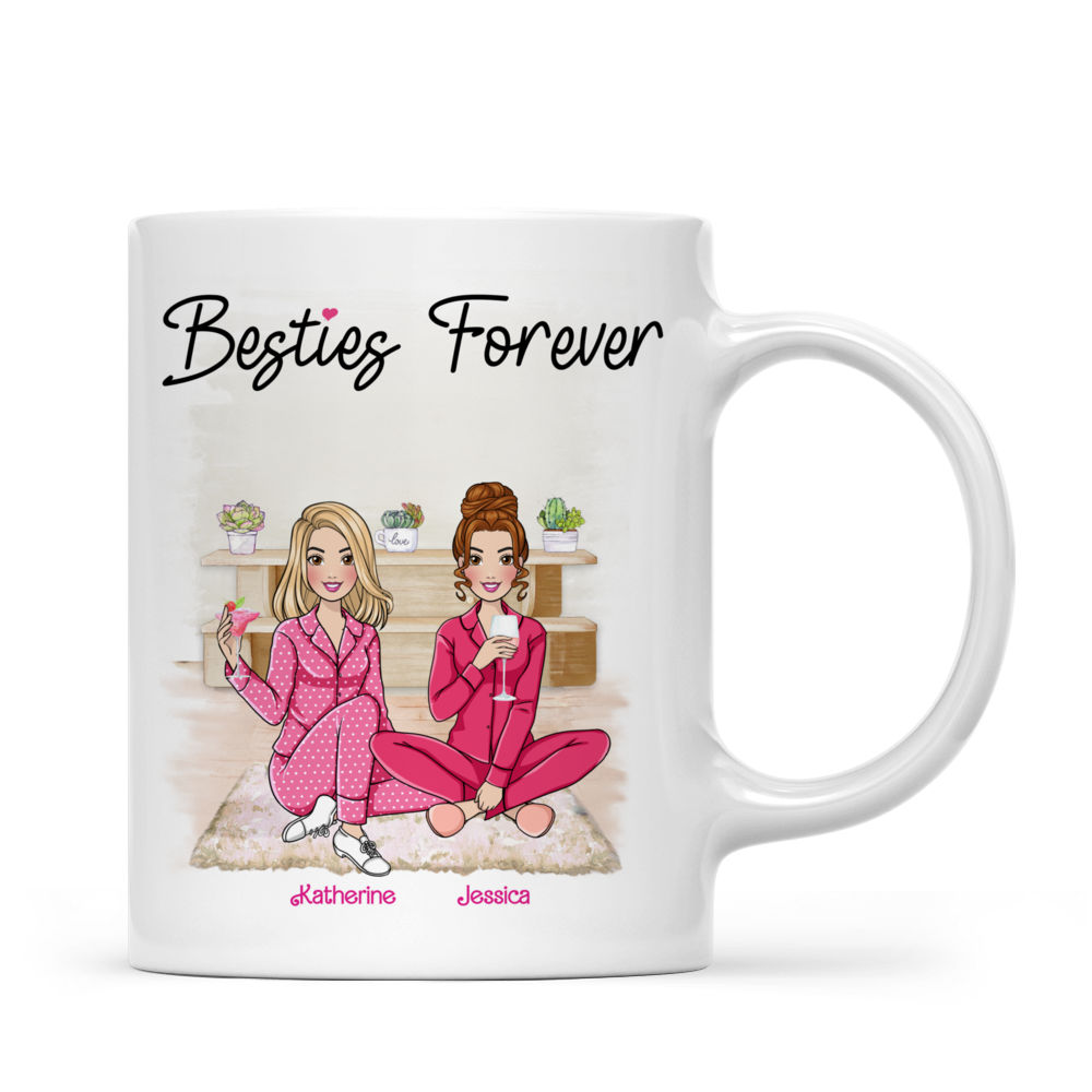 Personalized Mug Sisters/Besties Mug - I Wish You Lived Next Door